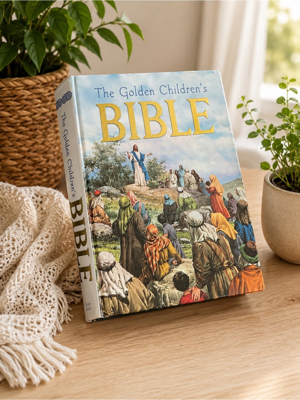 The Golden Children’s Bible Illustrated Hardcover Old & New Testament Stories
